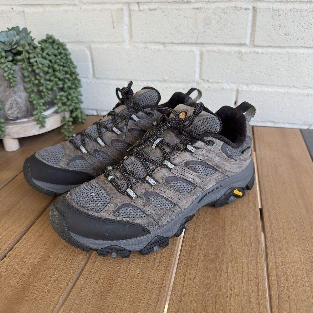 Merrell Moab 3 Waterproof Men’s 10.5 Granite Vibram Hiking Trail Shoes J035855